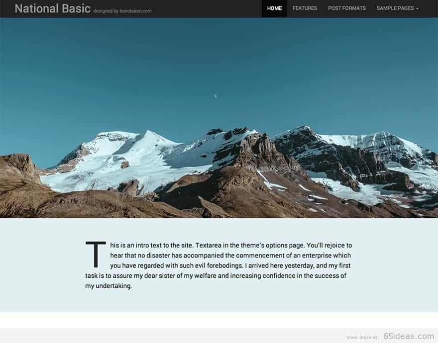 National Basic theme