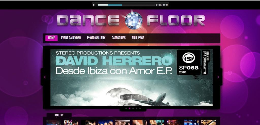Night Clubs Dance Floor WordPress Theme