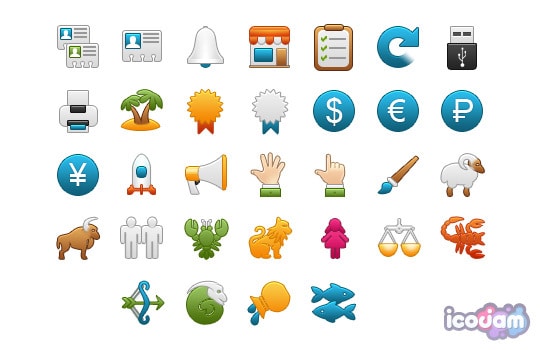 Onebit free icon set