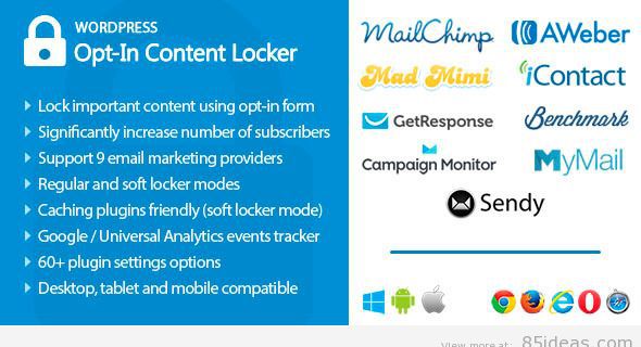 Opt-In Content Locker for WordPress
