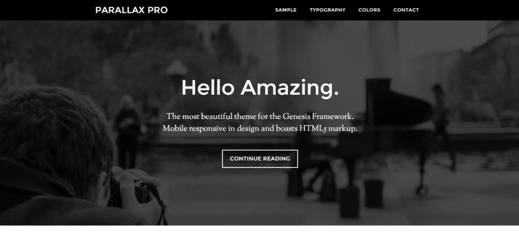 Parallax Pro Theme
