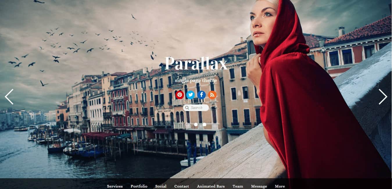Parallax WP Theme