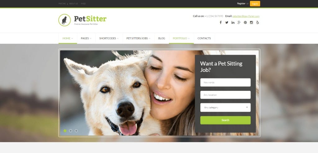 PetSitter theme