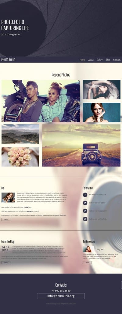 photofolio template