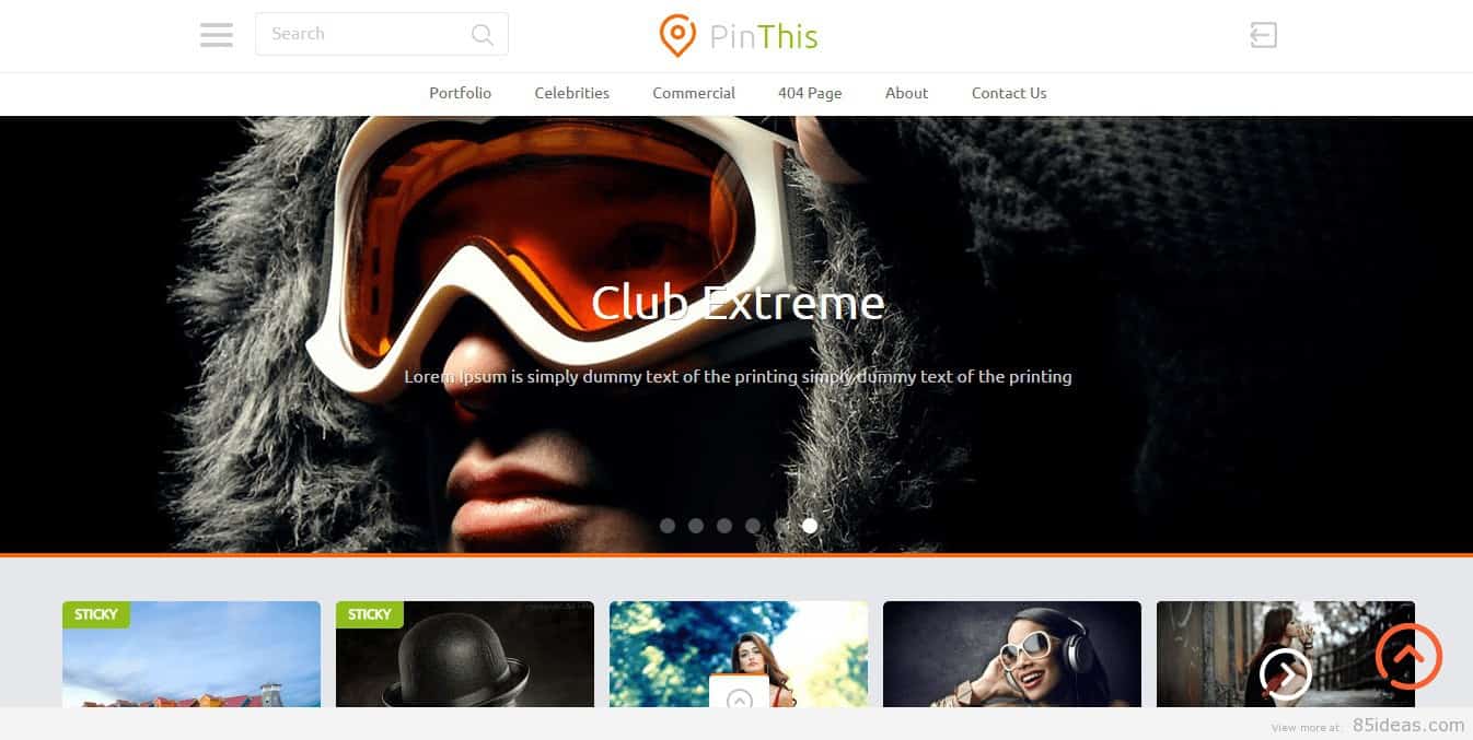 pinterest style wordpress themes