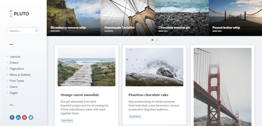 Pluto WordPress themes