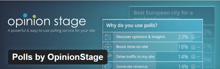 Polls by OpinionStage WordPress Plugin