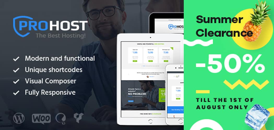 WordPress Themes for web hosting providers