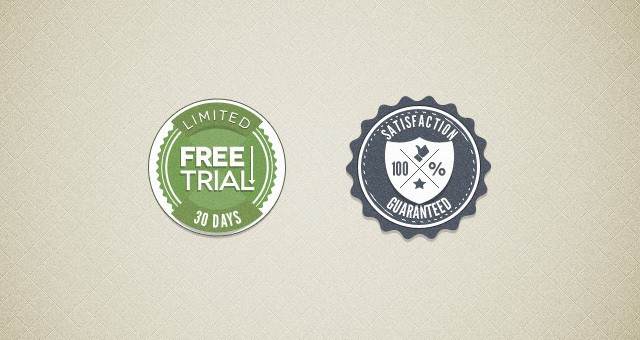 Psd Modern Vintage Stickers Badges