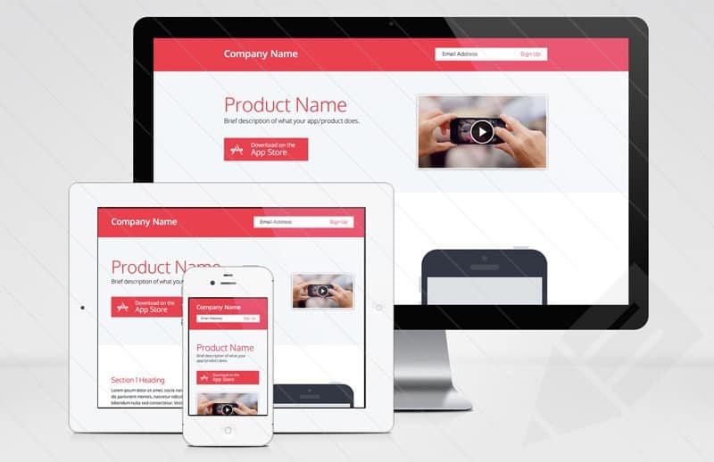 Responsive Product Page Template