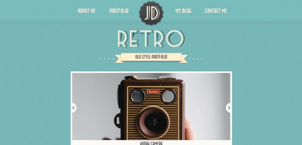 Retro Portfolio Theme