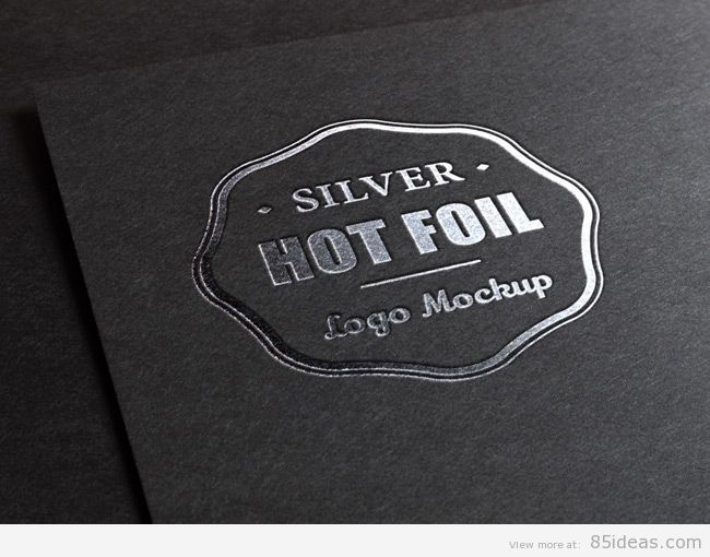 Silver Stamping Logo MockUp