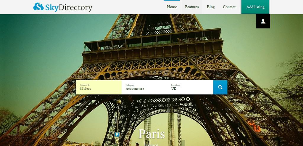Sky Directory theme