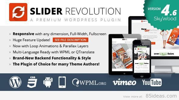Slider Revolution WordPress Plugin