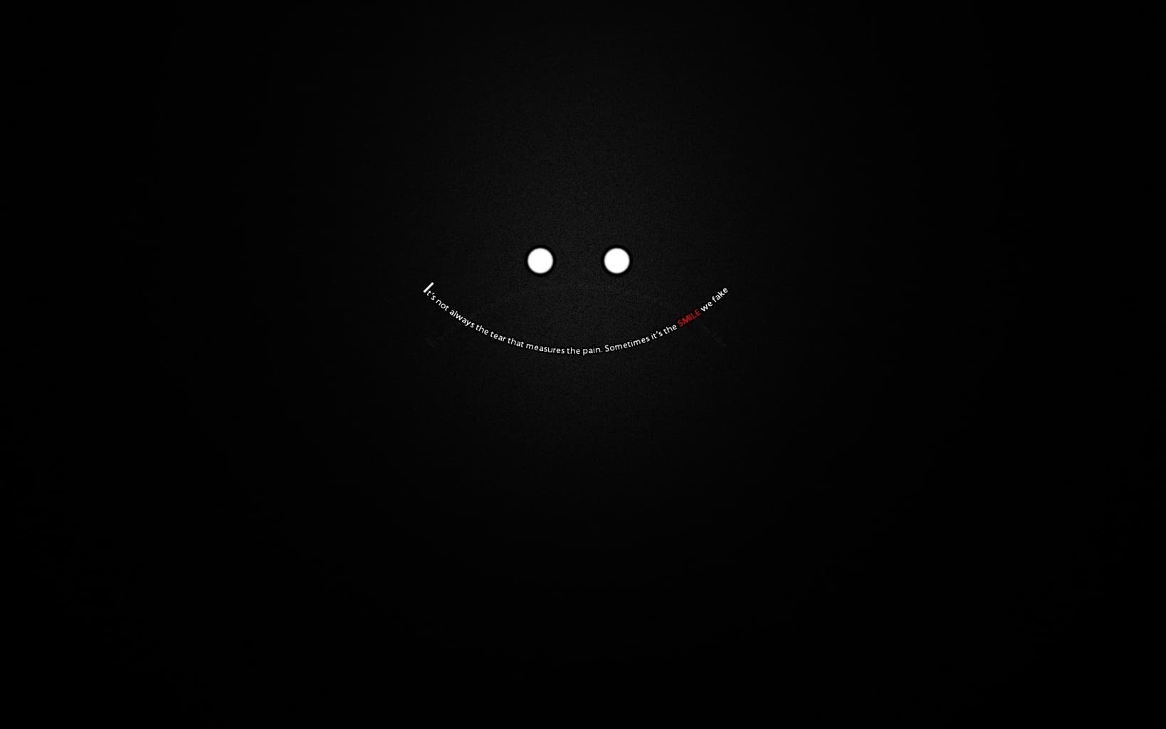 Smile Quotes Typography Wallpaper