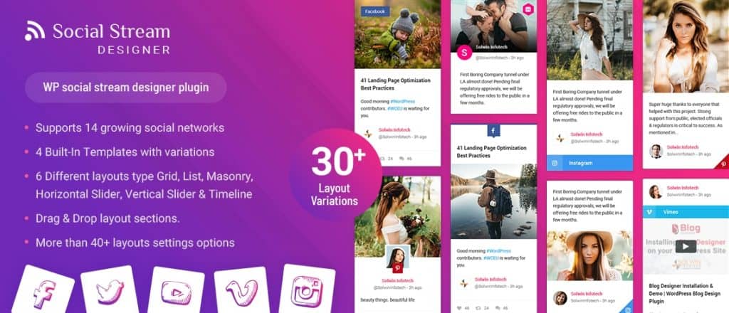 Social Stream Designer WordPress Plugin