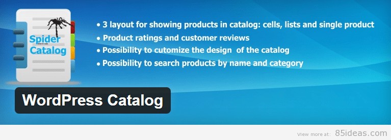 Spider WordPress Catalog