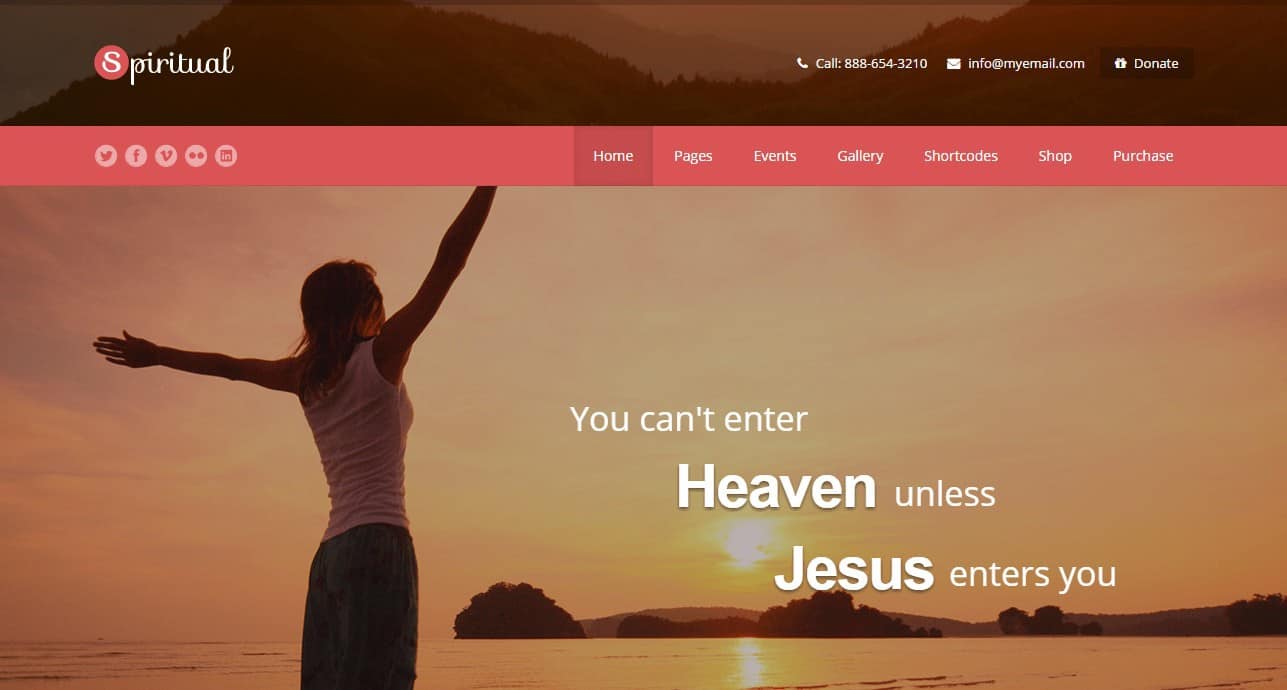 Spiritual WP Theme