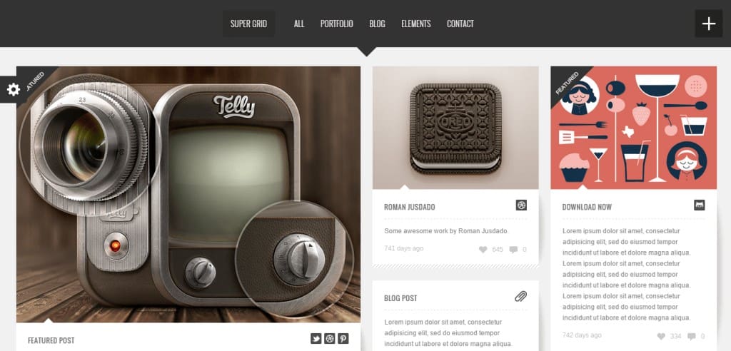 Super Grid theme