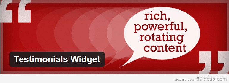 Testimonials Widget Plugin
