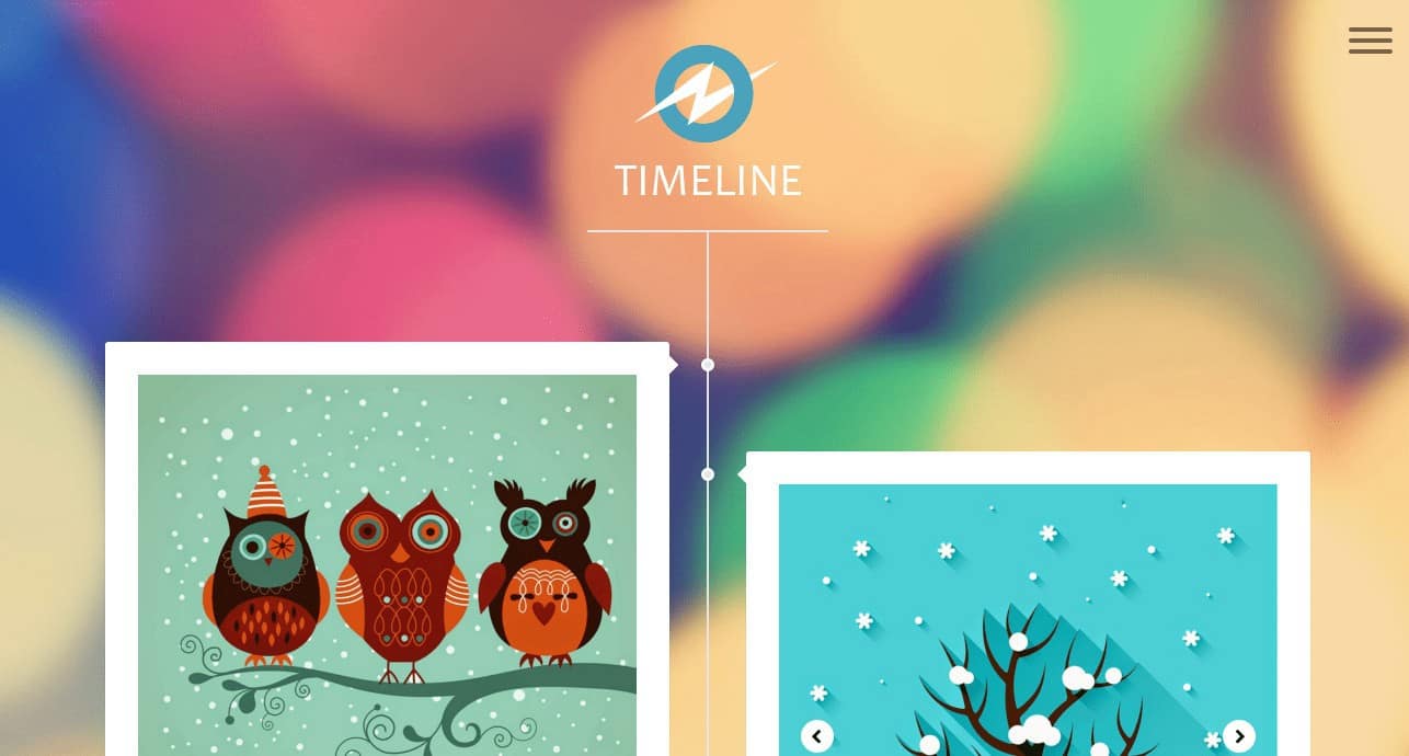 TimeLine Blogger Template