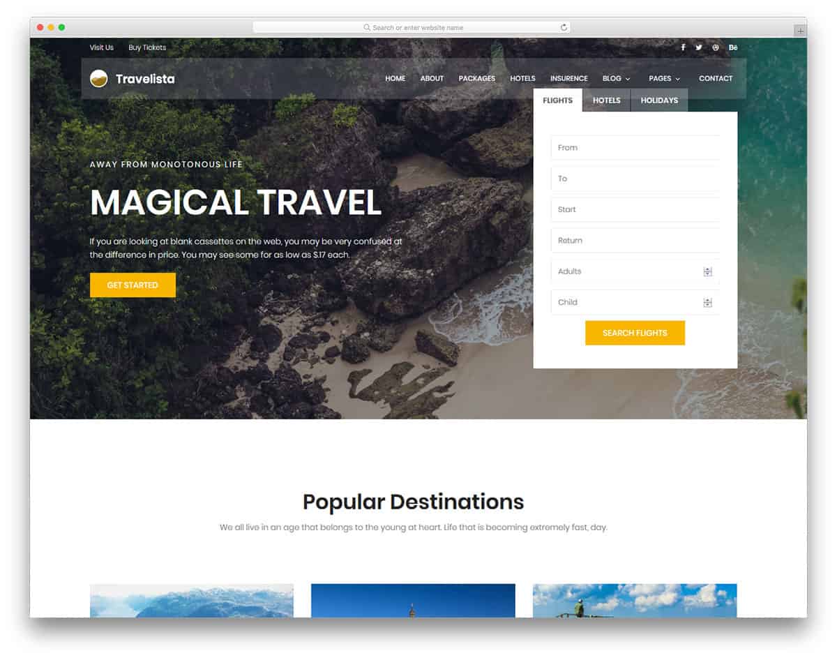 travel-free-template