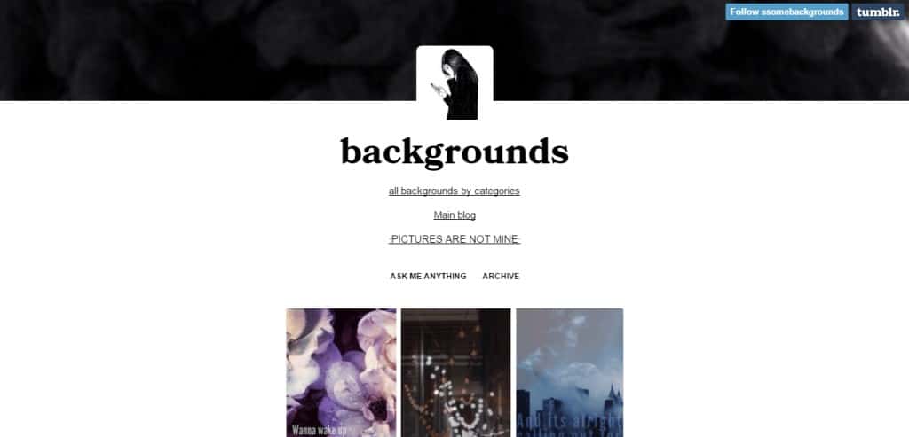 Tumblr backgrounds