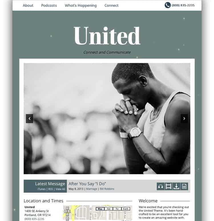 united church theme