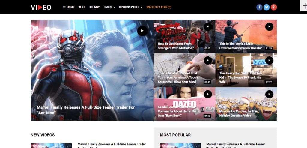 Video Theme by MyThemeShop