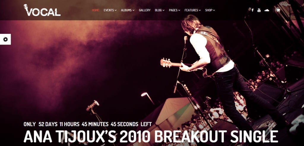 Vocal Music Event WordPress Theme