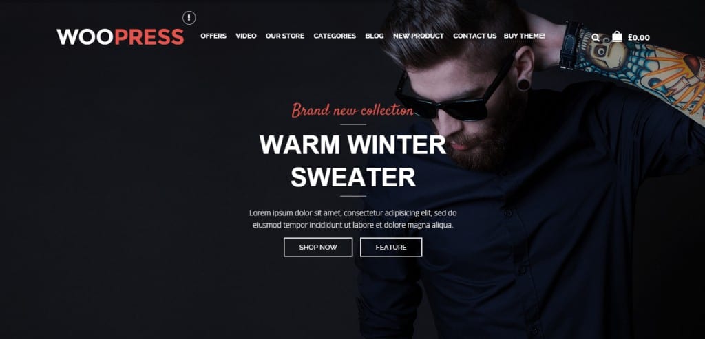 WooPress E-Commerce Theme