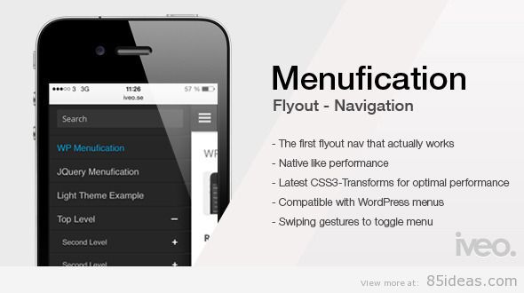 Wordpress Menufication Plugin