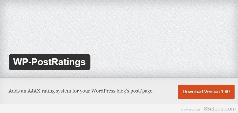 WP PostRatings Plugin