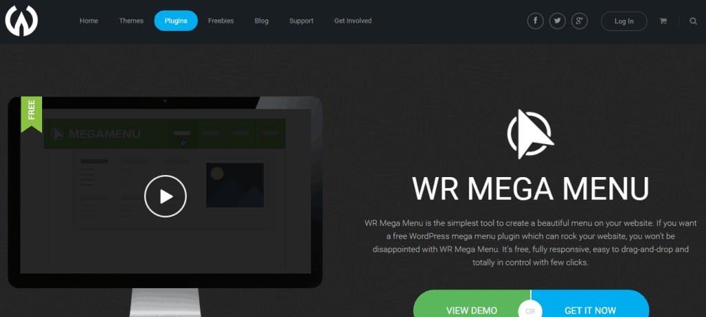 WR Mega Menu Plugin