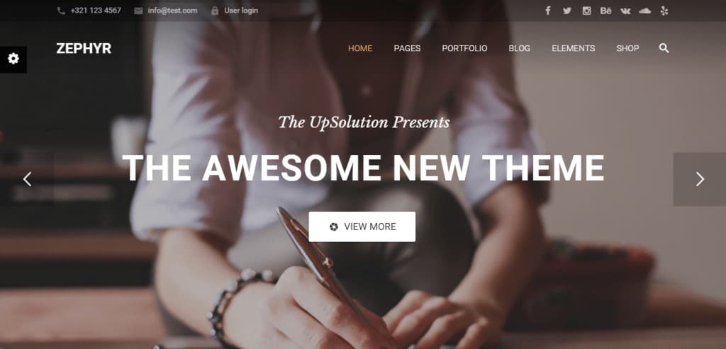 ZEPHYR Agency Theme
