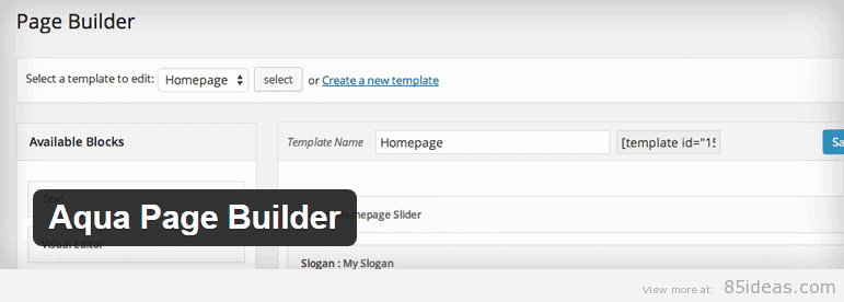 Aqua Page Builder Plugin