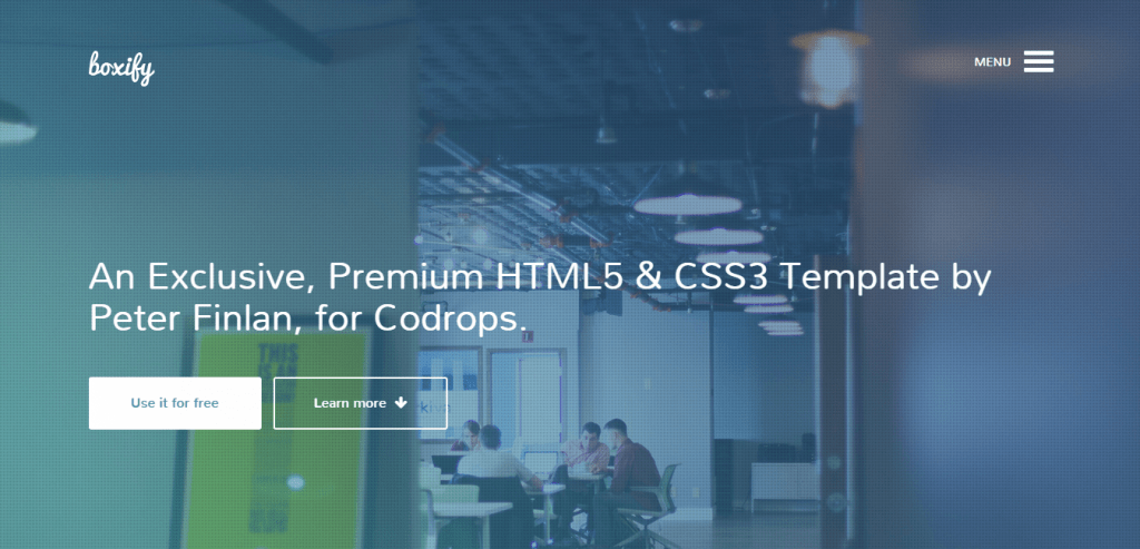 Boxify HTML5 Template
