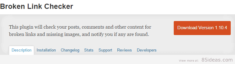 Broken Link Checker Plugin