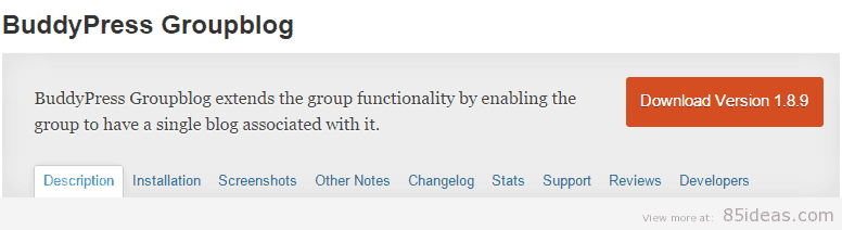 BuddyPress Groupblog Plugin