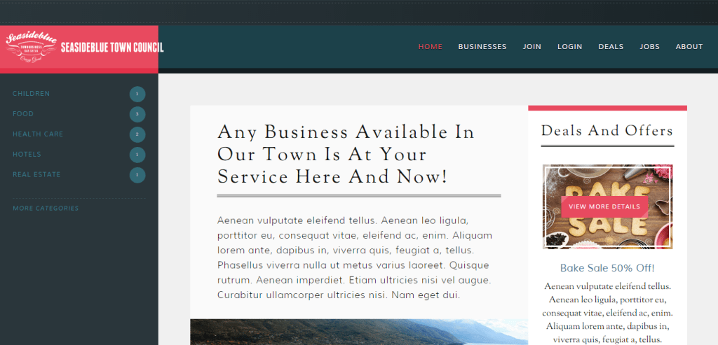 Business in our town