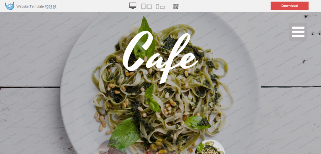 Cafe Free Website Template