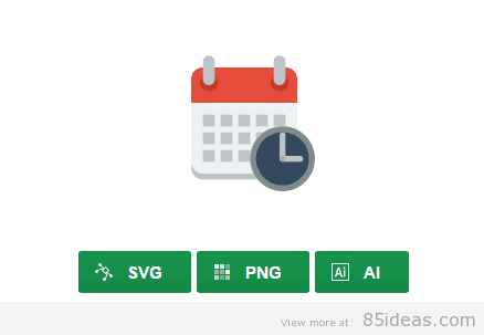 Calendar flat icon