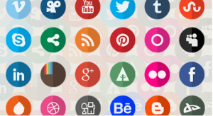 Circle Flat Icons Retina Ready