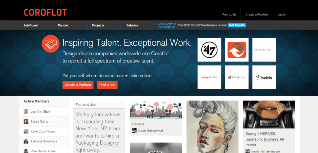 Coroflot Portfolios