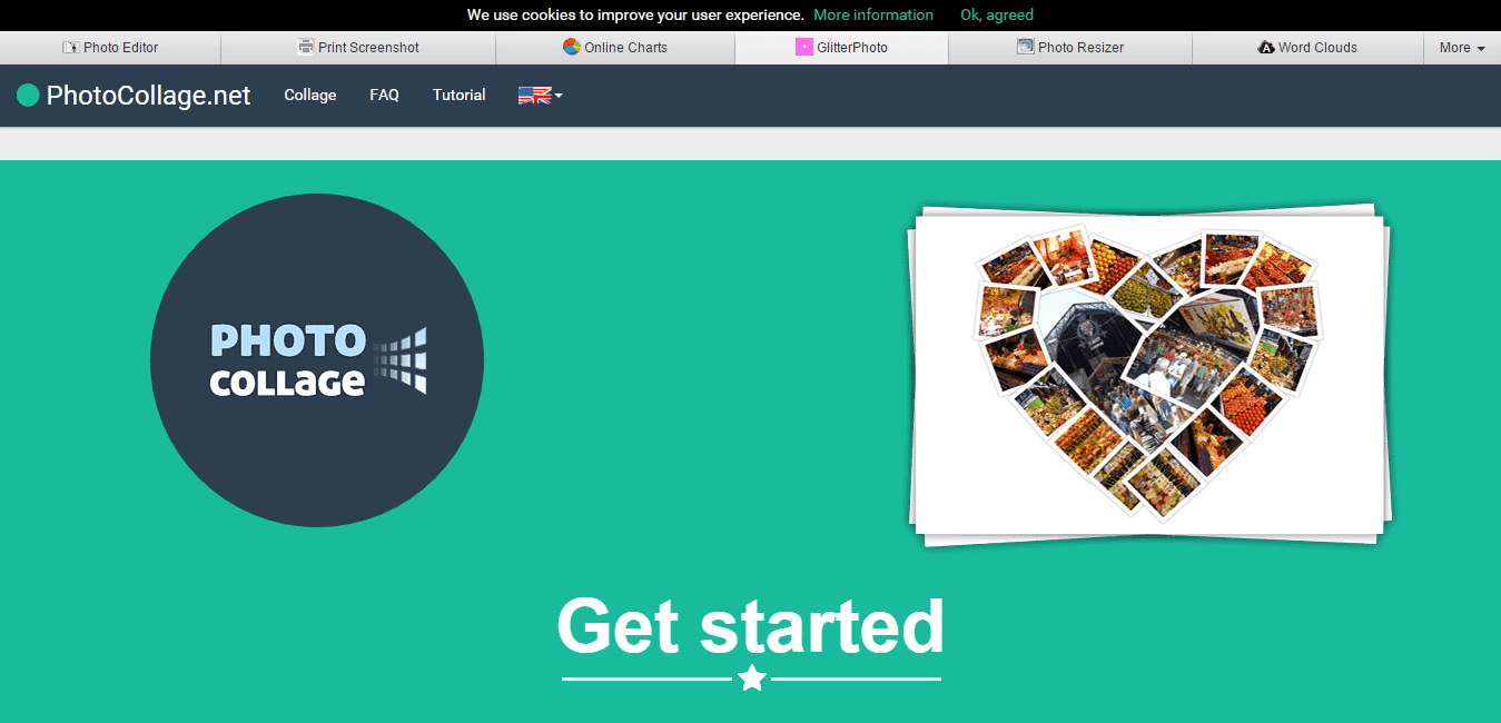Create online photo collages