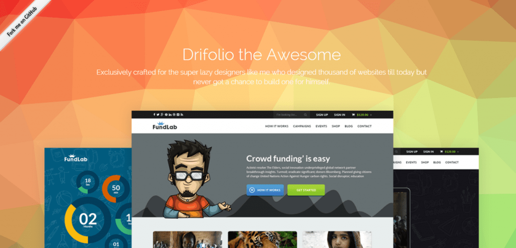 Drifolio Bootstrap Template