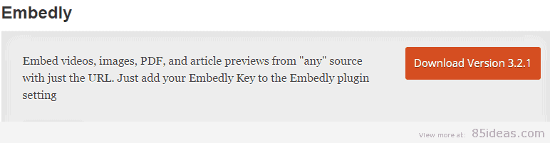 Embedly WordPress Plugin