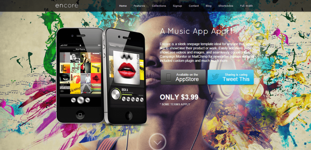 Encore WordPress Theme