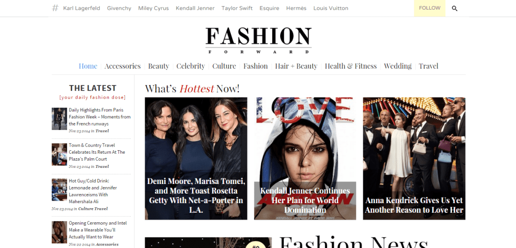 Fashion Magazine Theme