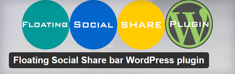 Floating Social Share bar WordPress plugin